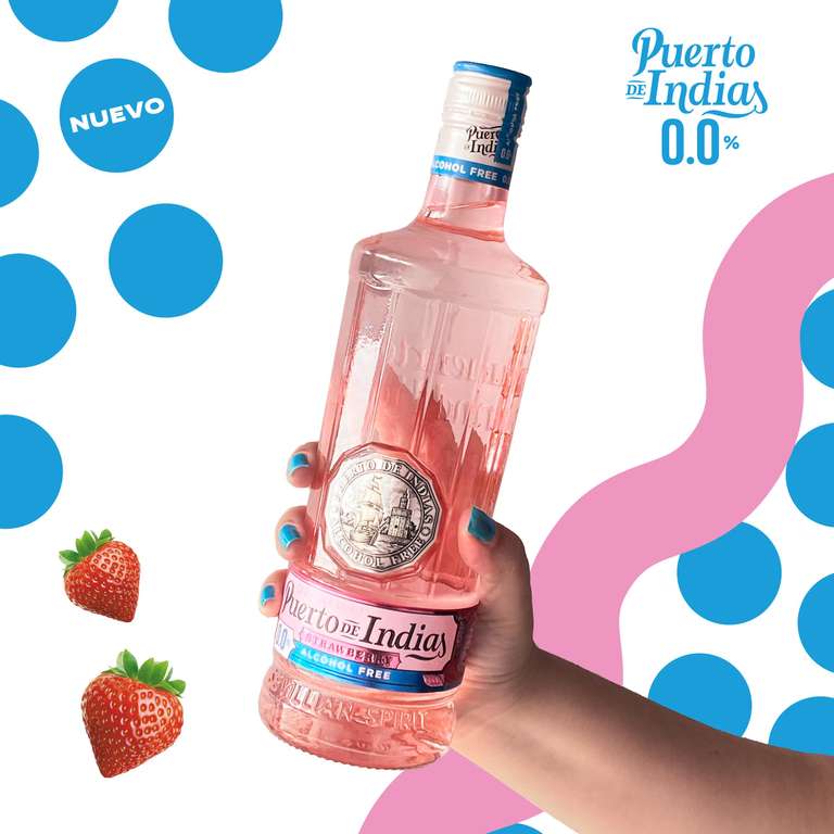 Puerto de Indias Fresa 0,0% Premium Sin Alcohol 700ml