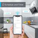 Enchufe Inteligente Wi-Fi con control remoto app y voz, Compatible con Alexa y Google Home.