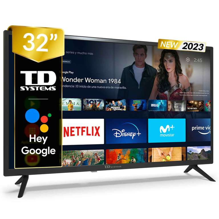 Smart TV 32 pulgadas HD Android 11 - TD Systems PRIME32C14S// De 24" 112€ (otro modelo sin Smartv 91€)