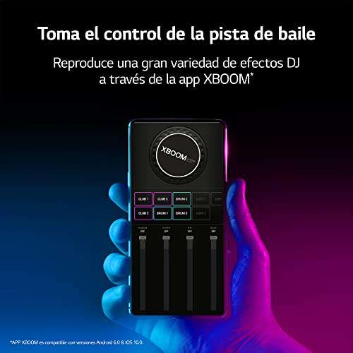 LG XBOOM RNC5 - Altavoz Bluetooth, Alta Potencia, Portátil, USB