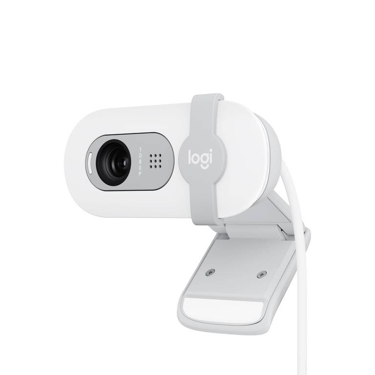 Logitech Brio 100, cámara Web Full HD para reuniones y Streaming