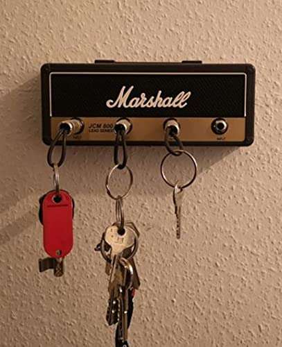 Marshall JCM800 - Soporte de pared para llaves con 4 conectores de guitarra