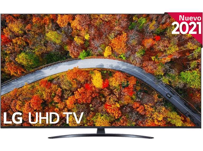 TV LED 50" - LG 50UP81006LR, UHD 4K, 4K Quad Core, Smart TV, HDR, Wi-Fi, Azul Ceniza y Negro Claro