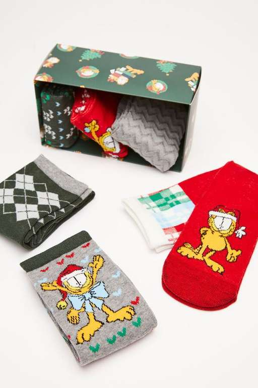 Pack 6 pares de calcetines algodón: Garfield, Harry Potter (2 modelos) o Snoopy (gris o navidad). Women Secret