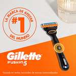 Gillette Fusion5 16 Recambios para Maquinilla de Afeitar Hombre, Cuchillas de Afeitar de 3 Hojas, 16 Recambios