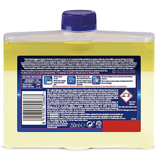 Finish Limpiamáquinas Líquido para lavavajillas fragancia limón - 1 unidad (compra recurrente)