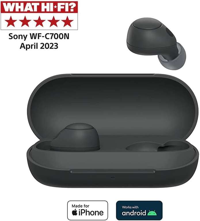 Sony WF-C700N Auriculares Inalámbricos con Bluetooth, Cancelación de Ruido