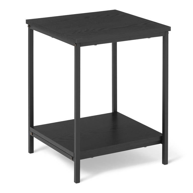 Mesa Auxiliar con Estante Inferior