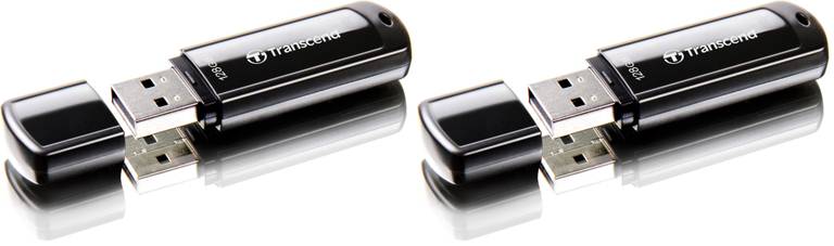 Transcend JetFlash 700 128GB USB 3.1 Gen 1 Unidad Flash USB Stick Negro – TS128GJF700 (Paquete de 2)