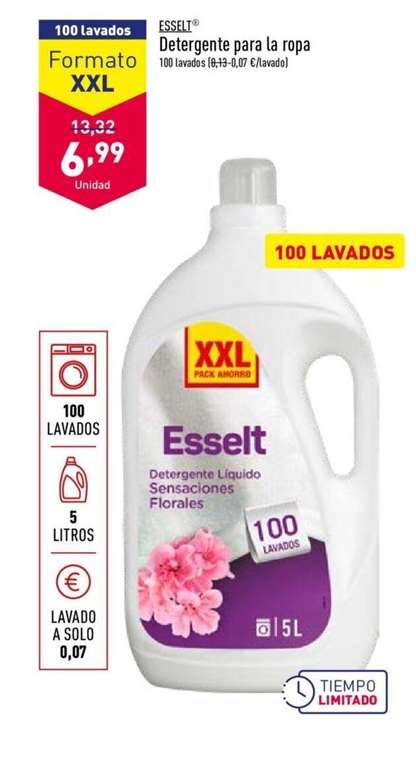 Detergente Esselt Aldi [ 0,069€ LAVADO ]