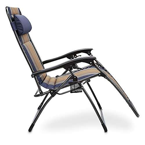 Set de 2 sillas acolchadas con gravedad cero - de color azul