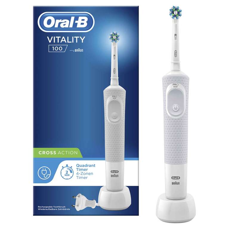 Oral-B Vitality 100 CrossAction cepillo de dientes eléctrico Blanco