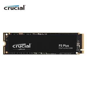 SSD Crucial P3 Plus 1TB PCIe Gen4 3D NAND NVMe M.2, hasta 5000 MB/s