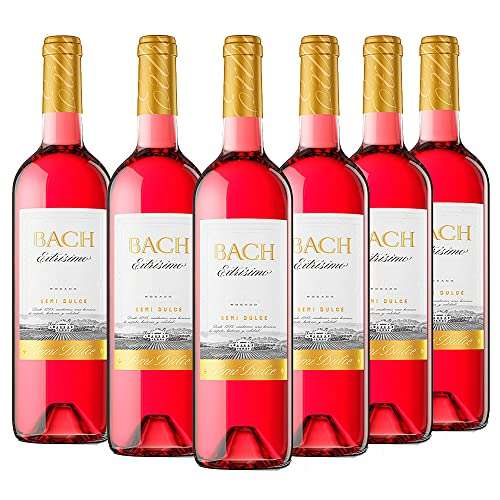 Bach Viña Extrísima - Vino Rosado Semidulce - Pack 6 botellas 75cl