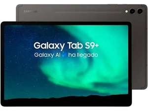 Tablet - Samsung Galaxy Tab S9 Plus 5G, WIFI + LTE 256GB, 12GB RAM, Gris, 12.4", Snapdragon 8 Gen 2, Android 13 [512GB por 799€]