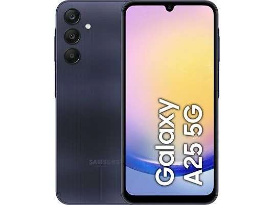 Samsung Galaxy A25 5G, Negro, 256GB, 8GB RAM, 6.5" FHD+, Exynos 1280 Octa-Core, 5000mAh, Android 14 (precio en CARRITO desde APP)