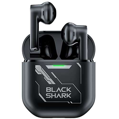 Black Shark JoyBuds Auriculares Inalámbricos Bluetooth 5.2 Wireless Earbuds, 30ms Baja Latencia