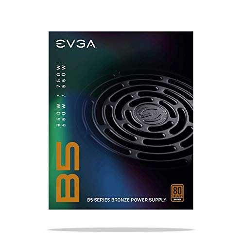 EVGA 550 B5, 80 Plus BRONZE 550W, Fuente de Alimentación Totalmente Modular, EVGA ECO Mode