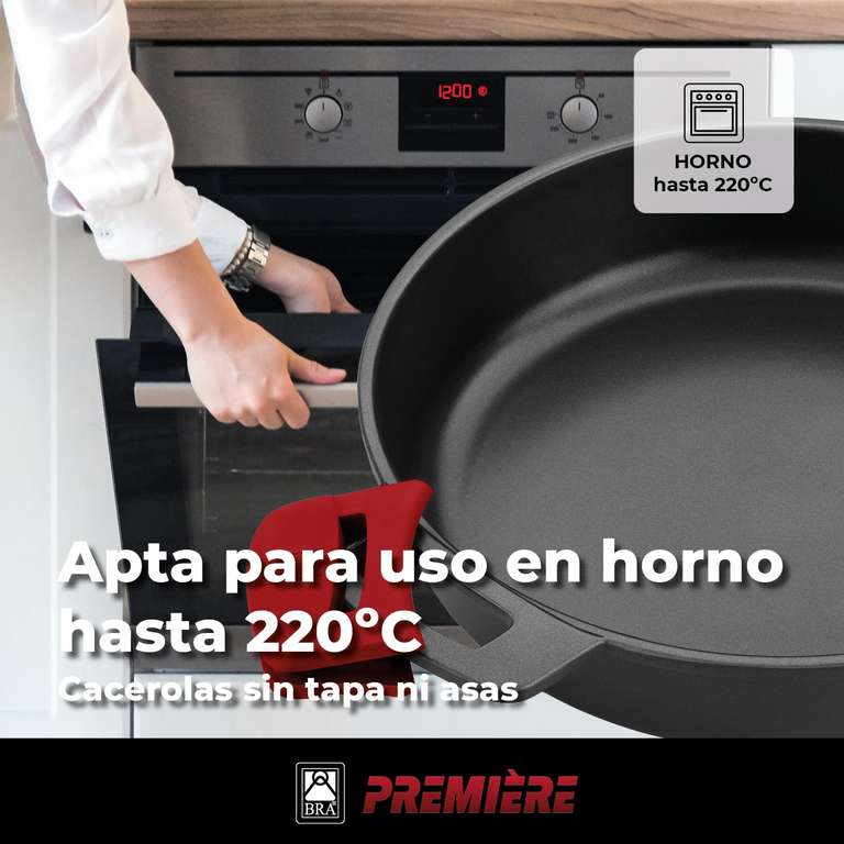 BRA PREMIERE - Batería 5 Piezas Aluminio Fundido Antiadherente, apta para  todo tipo de Cocinas e Inducción » Chollometro