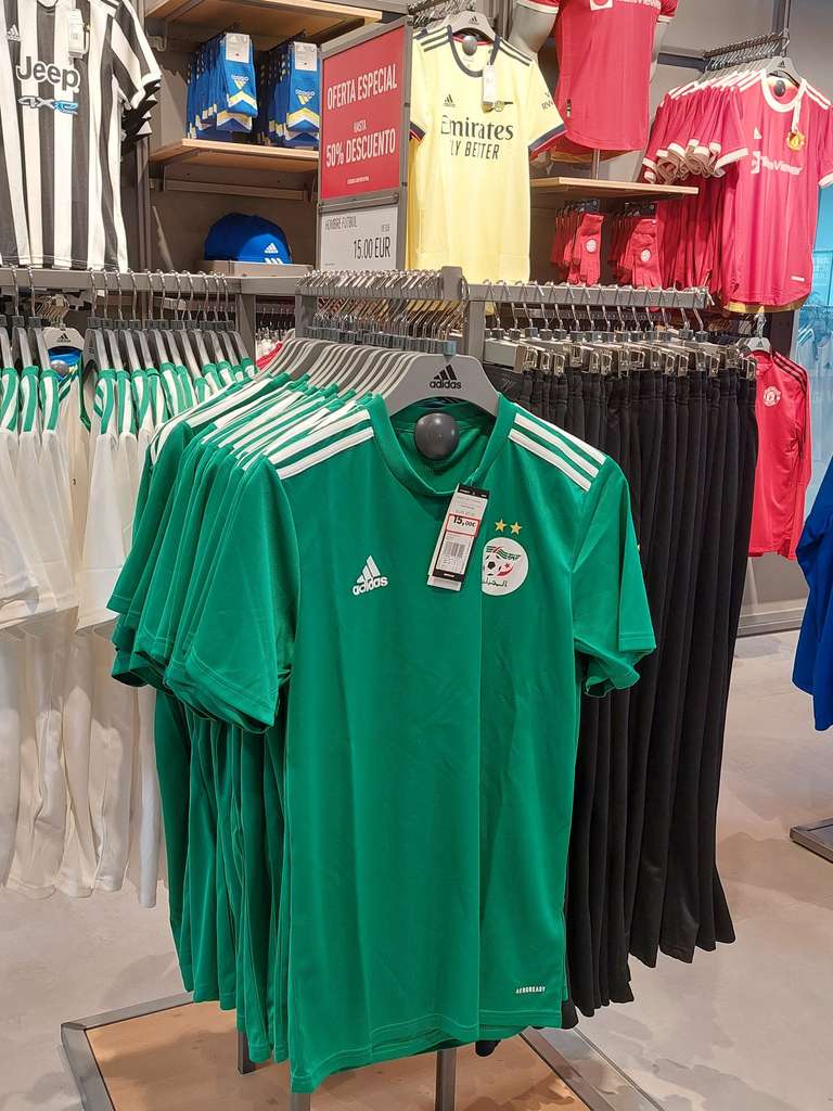 Camiseta de Argelia por 15€ en Outlet Adidas Rivas