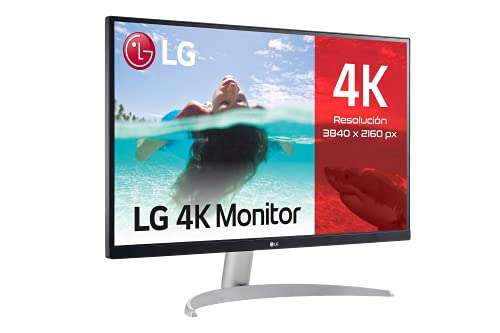 LG 27UP600-W - Monitor de 27" 4K UHD 3840×2160, 60Hz, 5 ms