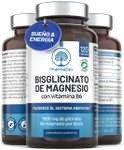 Bisglicinato de Magnesio 120 capsulas x 750mg (150 mg de magnesio elemental y vitamina B6)