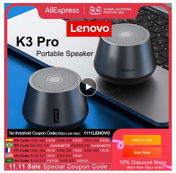 Altavoz Lenovo Thinkplus K3 Pro