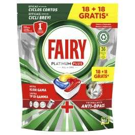 Fairy Platinum Plus X4 Lavavajillas 18+18 gratis (144 cápsulas) 0,17 ud.