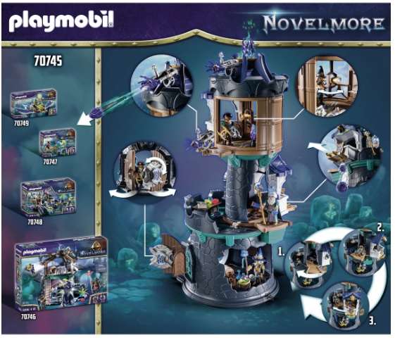 PLAYMOBIL. Torre del Mago Violet Vale Playmobil Novelmore (REBAJA + 20% ADICIONAL)
