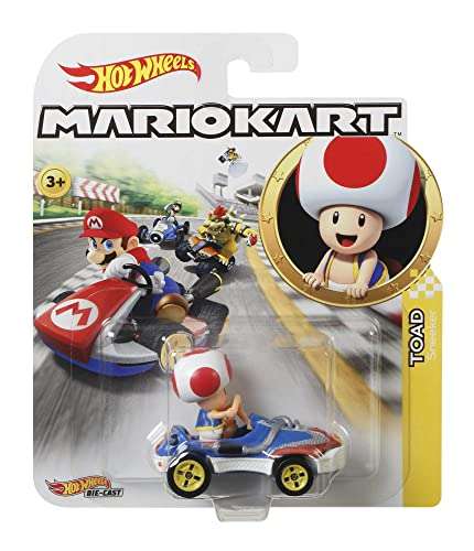 Hot Wheels - Mario Kart: Toad [También la princesa Peach]