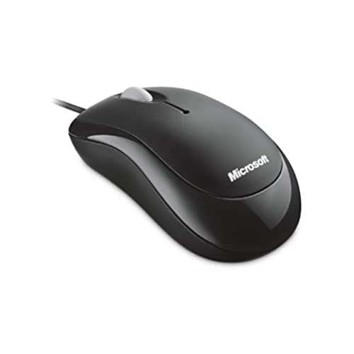 Microsoft – Basic Optical Mouse for Business, con cable, Negro