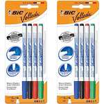 BIC Velleda Pack 8 rotuladores de colores de pizarra blanca (Paquete de 2)