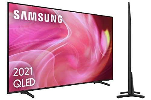 Samsung QLED 4K 2021 55Q68A - Smart TV de 55" 4K UHD, Procesador 4K, Quantum HDR10+, Motion Xcelerator, OTS Lite y Alexa Integrada