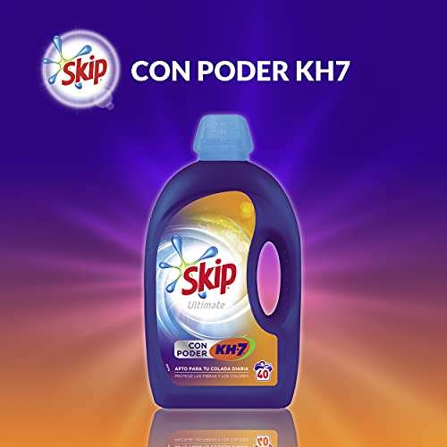 Skip Ultimate Detergente Líquido Poder KH7 40 lavados - Pack de 4