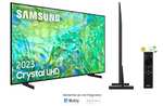 SAMSUNG TV Crystal UHD 2023 85CU8000 - Smart TV de 85", Crystal UHD, Q-Symphony, Gaming Hub, Diseño AirSlim y Contrast Enhancer con HDR10+