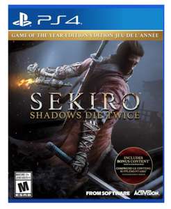 Sekiro: Shadows Die Twice - PS4