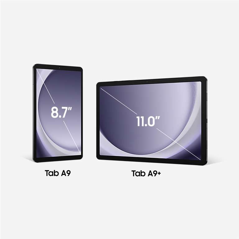 Samsung Galaxy Tab A9+ Tablet Android, 128 GB Almacenamiento, WiFi, Pantalla 11”, Sonido 3D, Gris (Versión Española)
