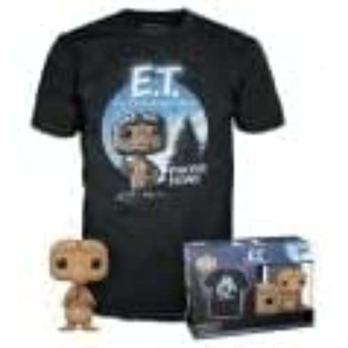 Funko Pop & tee: E.T.- E.T. w/Reeses- talla S