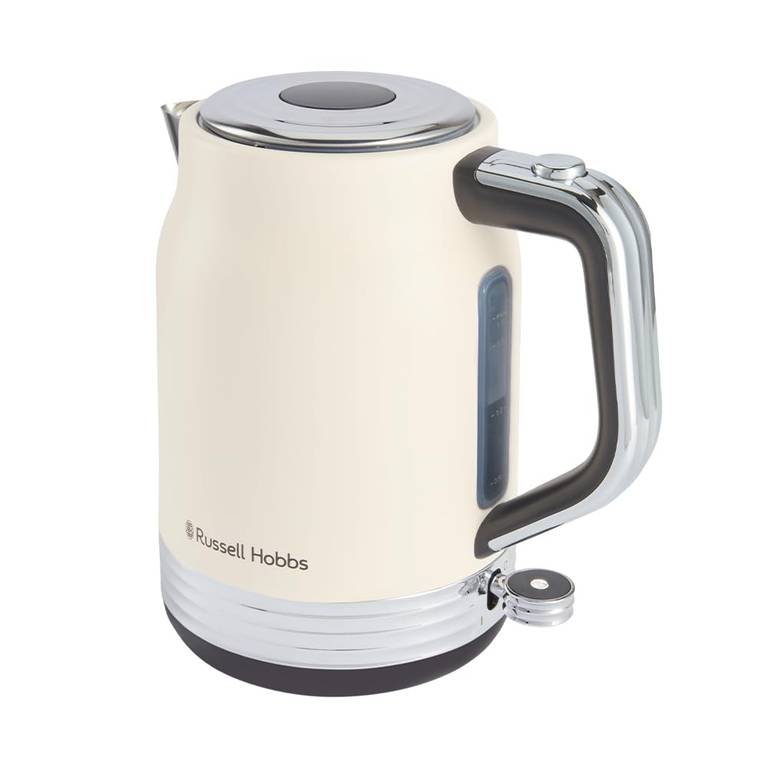 Russell Hobbs – Hervidor eléctrico (1,7 L, 2400 W] Hanley (diseño vintage jazmín, acero inoxidable