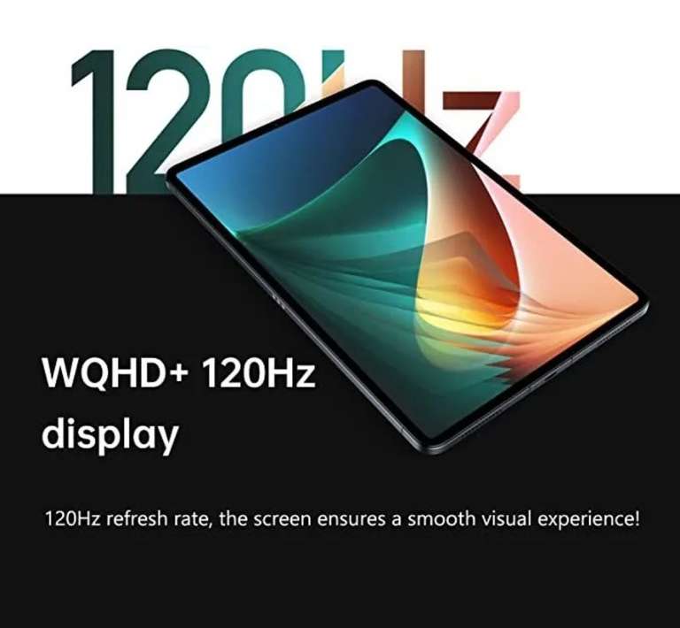 Xiaomi Mi Pad 5 6GB 256GB Tablet 120Hz Display 8720mAh Snapdragon 860 Global