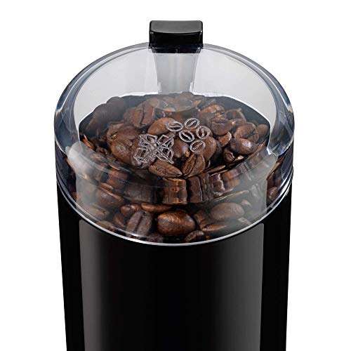 Bosch Hogar TSM6A013B - Molinillo de café eléctrico, 180 W, capacidad 75 gramos, color negro