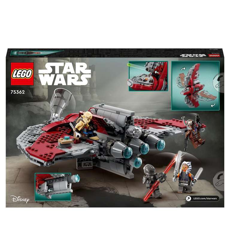 LEGO 75362 Star Wars Lanzadera Jedi T-6 de Ahsoka Tano