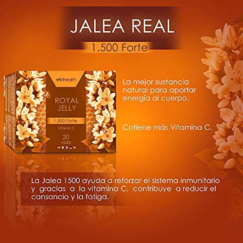 Oferta: Verihealth | Jalea Real Liofilizada 1500 mg con Vitamina C | Mejora el Rendimiento Físico y Mental | Aporta Fuerza y Energía