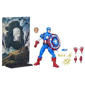 Hasbro Marvel Legends Series - Serie 1 del 20mo Aniversario - Figura Coleccionable de 15 cm del Capitán América