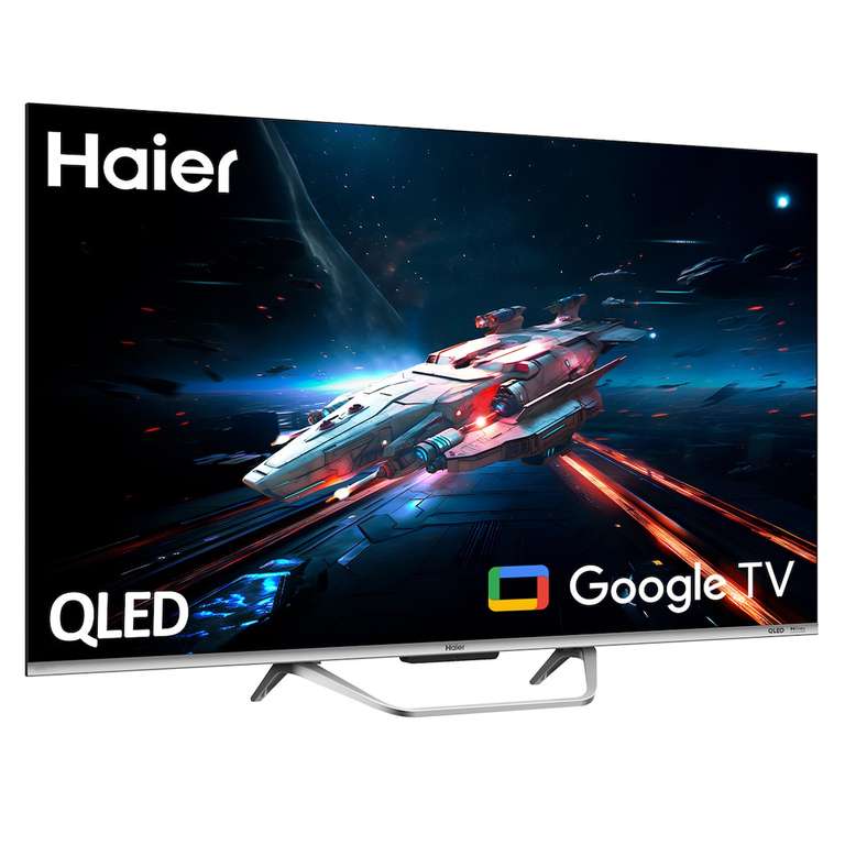 TV QLED 65" - Haier Q8 Series H65Q800UX, Smart TV (Google TV), HDR 4K, Direct LED, Dolby Atmos-Vision, Gaming 120 Hz.