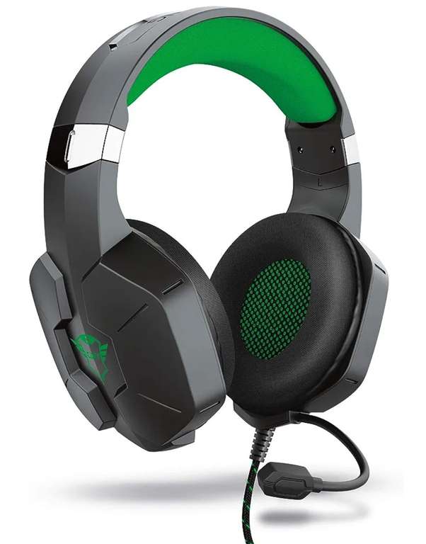 Trust Gaming Cascos Xbox Series X (S) GXT 323X Carus Auriculares Gamer con Micrófono Flexible