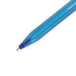 50 Bolígrafos con capuchón, Paper Mate punta ultrafina de 0.5 mm, color azul