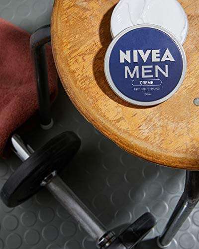 Nivea Men crema de 150 ml, cara, cuerpo y manos - Version importada, Alemania