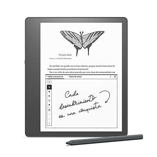 Kindle Scribe, el primer Kindle para lectura, toma de notas, escritura creativa y dibujo, Con el lápiz básico | 16GB + Kindle Unlimited