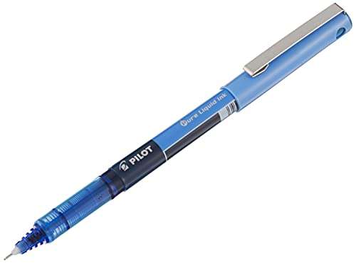 Pilot - Hi-Tecpoint V5 - Bolígrafo Roller Tinta Liquida - Azul - Punto Fino - (Caja 12 unidades)
